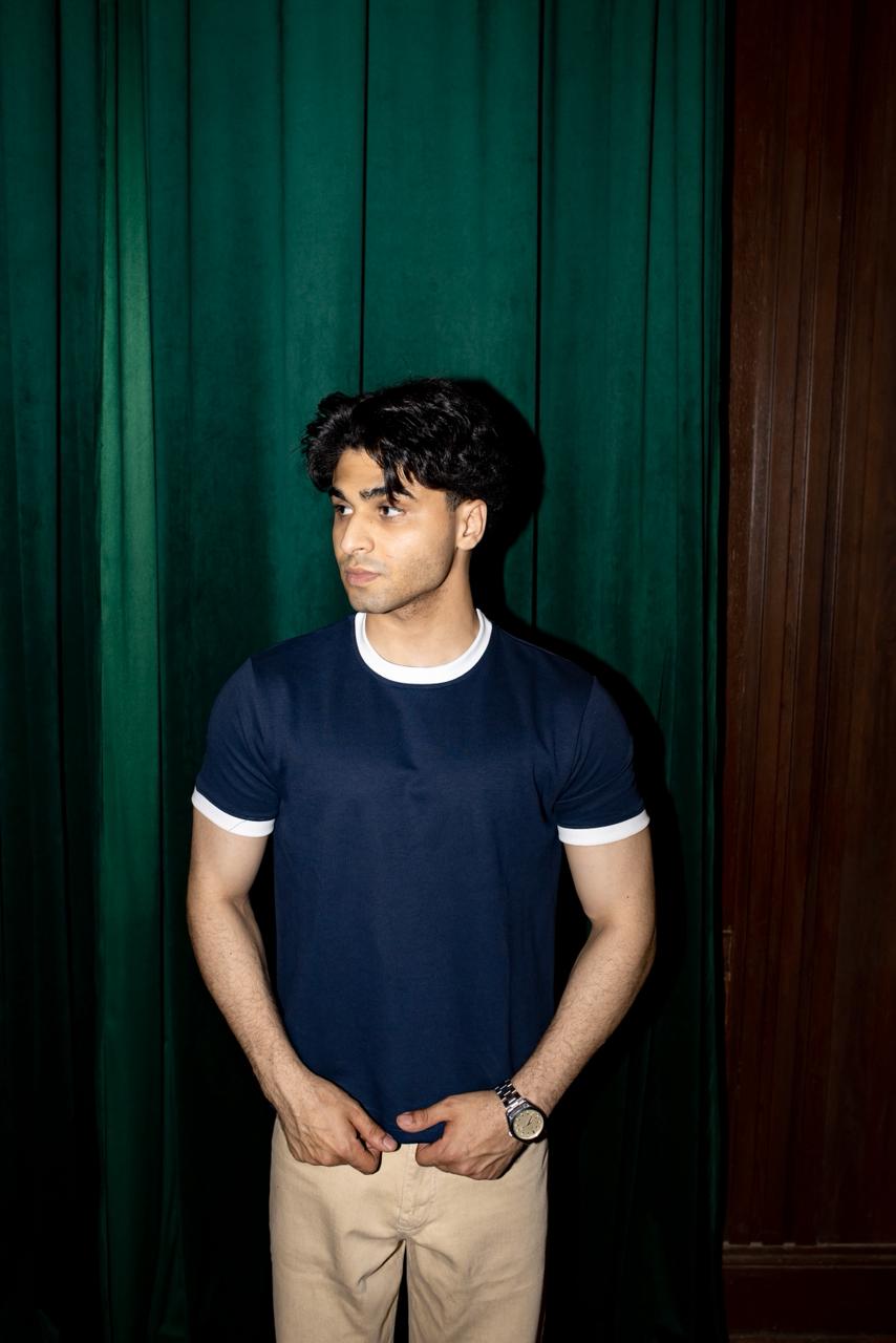 Ringer T-shirt Navy