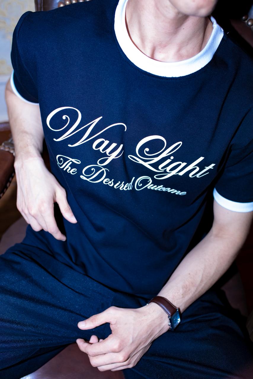 Desired outcome t-shirt Navy